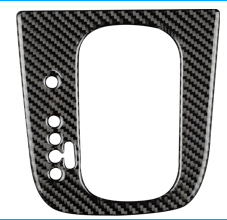 Kit Intérieur en Fibre de Carbone Véritable Autocollant de Recouvrement de Panneau de Levier de Vitesse de Luxe pour Volkswagen <span class=keywords><strong>Golf</strong></span> 6 GTI MK6 2008-2013 Accessoires - Product Image 4