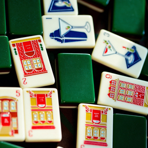 Juego de Mahjong Empire State de Lujo, Color Verde, 160 Piezas, Juego de Mahjong Americano Personalizado, Regalo Premium para Amantes del Mahjong - Product Image 4