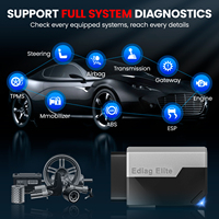 Herramienta de Diagnóstico Bidireccional Ediag Elite para IOS y Android, Escáner Inalámbrico de Diagnóstico Completo para Automóviles