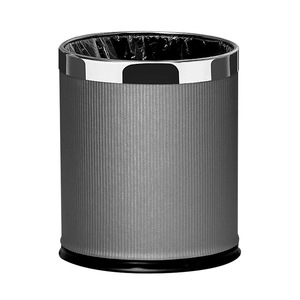 Waste Bin Cylindrical <b>Large</b> Size Modern Minimalist Indoor Use Light Luxury Nordic Style - Product Image 2