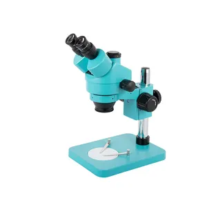 Big Base 7-50X Synchronous Zoom Gems Microscope Mobile Phone Repair Trinocular Stereo Microscope Repair Tools