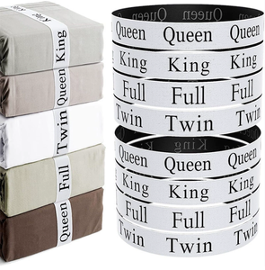 Sangles élastiques personnalisables en polyester et élasthanne – Bandes de fixation et solutions de couture haut de gamme pour draps de lit - Product Image 1