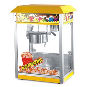 Máquina Industrial para hacer palomitas de maíz de dos usos, máquina para hacer palomitas de maíz con estructura fuerte, precio con calentador de alimentos, automática - Product Image 5