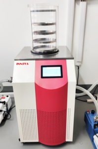 Laboratuvar soğutma ekipmanları için Small küçük boy Lab liyofilizasyon donmalı kurutucu vakumlu dondurucu kurutucu - Product Image 4