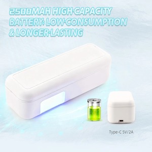 48W Cordless Rotatable UV Nail <b>Lamp</b>, Rechargeable <b>Wireless</b> Nail Dryer with UV Protection Design for Gel Polish Rhinestone Glue - Product Image 6