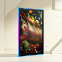 Monitor de Pantalla Táctil PCAP de Grado Comercial de 31.5 Pulgadas con Funcionamiento Continuo 24/7, Halo LED RGB Controlable para Equipos de Juego, Personalización OEM