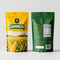 Sachets Doypack Personnalisés en Mylar pour Aliments, Matériau de Qualité Alimentaire, Emballage Scellé en Plastique, Sac pour Farine de Maïs