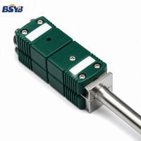 S Type Thermocouple with Connector 0-1400°C