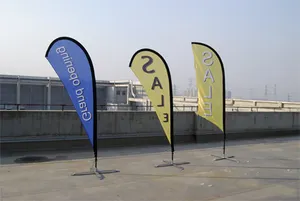 Advertising Outdoor Banner Flying Wind Beach Flag Banners Beach Flags With Double Sides Printing Flag