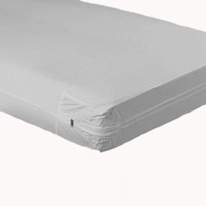 Waterproof <b>Bed</b> <b>Bug</b> <b>Mattress</b> <b>Cover</b> with Zipper <b>Bed</b> Mat Plain Style 6-Sided Machine Washable 100% Polyester - Product Image 2