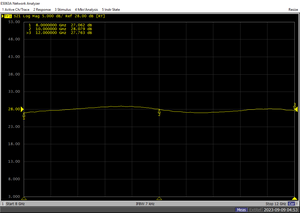 Amplificateur de puissance RF micro-ondes 8-12 GHz, gain 28 dB, puissance de sortie 28 dBm, faible bruit, SMD/SMT, facteur de bruit 1,9 dB, acier inoxydable - Product Image 2