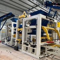 Machine de fabrication de briques en béton à pression hydraulique automatique, contrôlée par PLC, entraînée par pompe, pour production continue de briques creuses - Modèle HS900