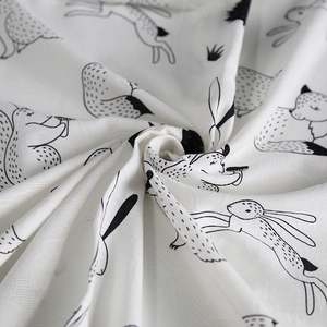 Stampa digitale personalizzata di alta qualità Design volpe su tessuto Jacquard di cotone leggero per la tenda di copertura della borsa della camicia da ragazzo - Product Image 2