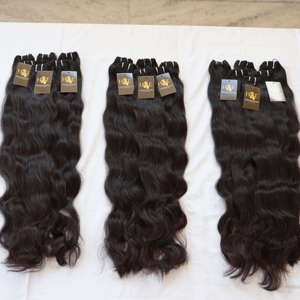 Extensiones de cabello humano rizado sedoso de alta calidad de onda recta de un solo donante crudo sin procesar de templo indio virgen brasileño vendedores - Product Image 4