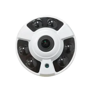 Fosvision 5mp POE IP 카메라 나이트 비전 감시 CCTV 카메라 H.265 360 학위 광각 파노라마 어안 보안 카메라