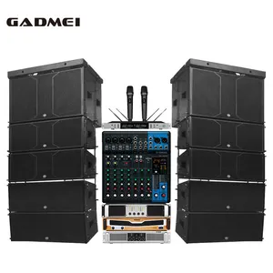 Double 10 inch line array 600w 800w loudspeaker sound system for outdoor concert