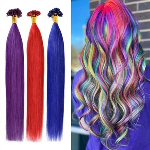Extensiones de Cabello Humano Amygirl de Alta Calidad, Pre-Adheridas, Brasileñas, Virgen, con Cutícula Alineada, Remy, con Queratina, Punta en U, Doble Trama - Product Image 2