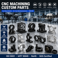 Supports en alliage usinés CNC de précision 5 axes sur mesure pour châssis de drone UAV et assemblages de supports de caméra