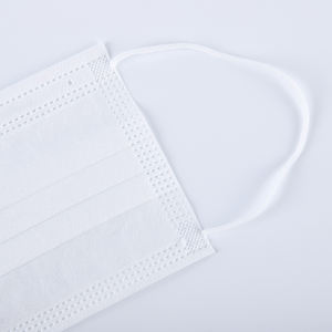 หน้ากากอนามัยแบบใช้แล้วทิ้ง สีขาว 3 ชั้น สำหรับห้องปลอดเชื้อทางการแพทย์  แบบไม่ถักทอ สำหรับผู้ใหญ่ - Product Image 4