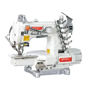 Nova máquina de costura industrial Siruba C007K interlock de ponto de cobertura