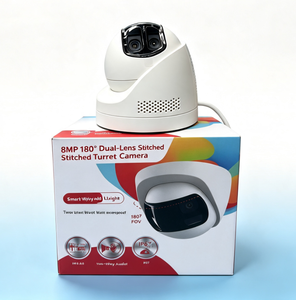 HIK DS-2CD1383G2P-LIUF/S(L)(RB) 8MP Dual Lens Stitched Wide Angle Smart Hybrid Light Fixed Turret Network <b>Camera</b> All-Round Smart - Product Image 5