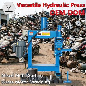 Prensa Hidráulica <span class=keywords><strong>de</strong></span> Doble Columna QDLSF para Desguace <span class=keywords><strong>de</strong></span> Chatarra Automotriz y Cable <span class=keywords><strong>de</strong></span> Cobre, Capacidad 300KN, Bomba <span class=keywords><strong>de</strong></span> Motor, Recipiente a Presión - Product Image 1