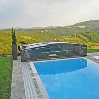 Erstklassige PC-Schwimmbadabdeckung / Sicherheits-Poolüberdachungen für Flachboden-Schwimmbäder