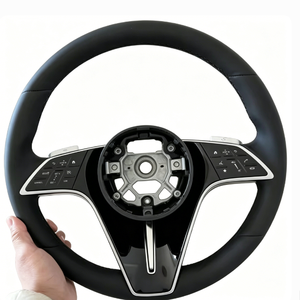 <span class=keywords><strong>Volant</strong></span> complet en cuir sur mesure fabriqué en usine pour <span class=keywords><strong>Mercedes</strong></span> Benz E207 C197 W204 W205 W209 W210 - Product Image 6