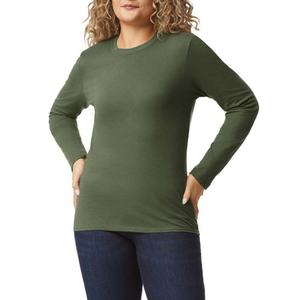 Camiseta Deportiva Personalizada de Alta Calidad, Moderna, Clásica, de Manga Larga, Informal, Lisa, para Mujer - Product Image 5