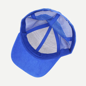 批发6面板麂皮卡车司机帽定制刺绣标志网布透气棒球帽户外运动帽 - Product Image 3