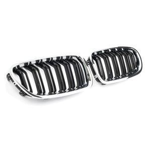 <span class=keywords><strong>Calandre</strong></span> de pare-chocs de voiture à double lamelles chromées adaptée à la <span class=keywords><strong>BMW</strong></span> Série 5 F10 F11 F18 2010-2017 Grille avant en maille de voiture - Product Image 5