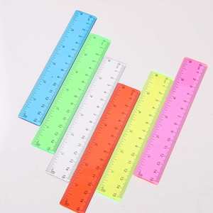 ชุดไม้บรรทัดนักเรียนขนาด 15/20/30 ซม. หลายสี แบบสองหน้า สำหรับเด็ก - Product Image 2