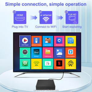 Décodeur Max <span class=keywords><strong>Network</strong></span> 4K Haute Définition 802.11n 2.4G/5GHz avec Processeur Quad Core ARM Cortex-A55 Android 14 Export - Product Image 3