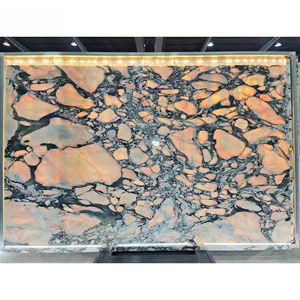 Mármol Calacatta Rosa Pulido Retroiluminado Rosa Natural de Tamaño Personalizado para Decoración de Paredes Interiores de Hoteles y Villas - Product Image 1