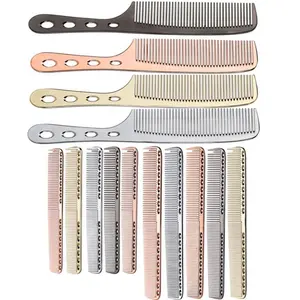 Manufacturer hair comb plastic colorful beauty combs double head hair comb