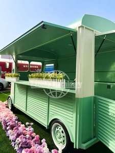 Camion de restauration rapide en acier inoxydable, remorque de cuisine mobile avec caractéristiques anti-rouille pour la vente en gros de snacks, hot-dogs et glaces - Product Image 6