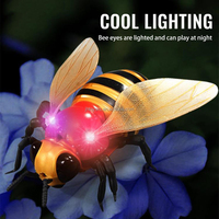 Abeille RC intelligente avec évitement d'obstacles, infrarouge, yeux lumineux LED, marche avant automatique, jouet fantaisie