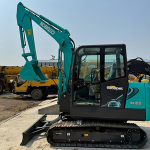 High Digging Force 6 Ton Mini Excavator SK60 High Speed Crawler Digger for <b>Foundation</b> Digging - Product Image 1