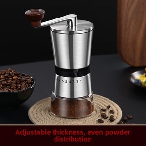 Molinillo de Café Manual con Núcleo de Cerámica Desmontable, Diseño Portátil para Granos de Café Molidos Finos o Gruesos - Product Image 4