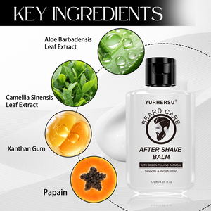 <span class=keywords><strong>Crema</strong></span> para <span class=keywords><strong>Afeitar</strong></span> con Extracto <span class=keywords><strong>de</strong></span> Aloe Vera al por Mayor, Gel Hidratante y Calmante para Hombres, Cuidado Post-Afeitado con Papaína y Goma Xantana, Uso Diario - Product Image 2