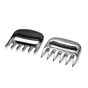 Divisor de carne de tenedor de garra de oso de acero inoxidable, herramienta para asar a la parrilla, una herramienta perfecta para rebanar pollo en tiras finas - Product Image 3