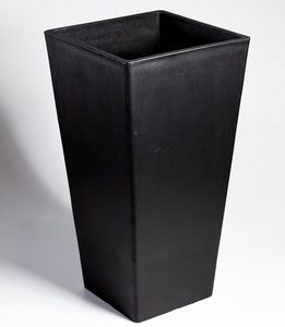 Garden Patio Decorative Large Size Tall Square Flower Pots Plastic Outdoor Planter
