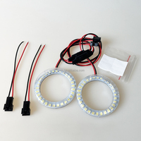 Pièces de véhicule, accessoires automobiles, accessoires d'éclairage automobile, anneaux LED complets de 60 mm, anneaux halo LED pour phares de voiture, anneaux LED SMD pour phares de voiture, feux Angel Eyes LED pour voiture