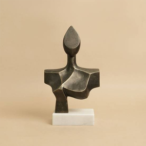 Escultura de Bronce Fundido a la Cera Perdida de Alta Calidad, Figura de Arte Moderno, Decoración de Mesa para Interiores, Escultura Humana Abstracta - Product Image 6