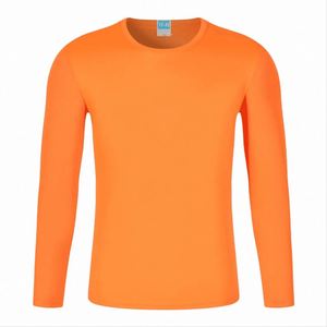 Cheap Blank Long Sleeve Tshirt Custom Sublimation Print logo Men Quick Dry Fit T <b>Shirt</b> <b>Polyester</b> High Quality Long Sleeve - Product Image 3