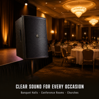 Système de sonorisation matriciel actif 8x3 avec haut-parleurs Line Array, tweeters en néodyme et diaphragmes en alliage de titane pour concerts sur scène