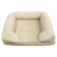 Coussin pour chien toutes saisons, lit pour chat en peluche chaud et confortable, adapté aux petits et grands chiens