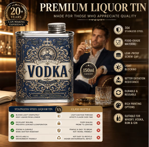 Botella de Acero Inoxidable de 150 ml, a Prueba de Fugas, Portátil, para Whisky y Licores, con Empaque para Regalo - Product Image 1