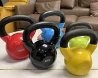 Chine personnalisé fitness vinyle kettlebell poids équipement de gymnastique poids libre kettlebell ensemble pour la musculation