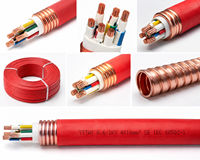 Câble d'alimentation flexible résistant au feu, fil électrique multiconducteur à isolation minérale pour bâtiments de grande hauteur